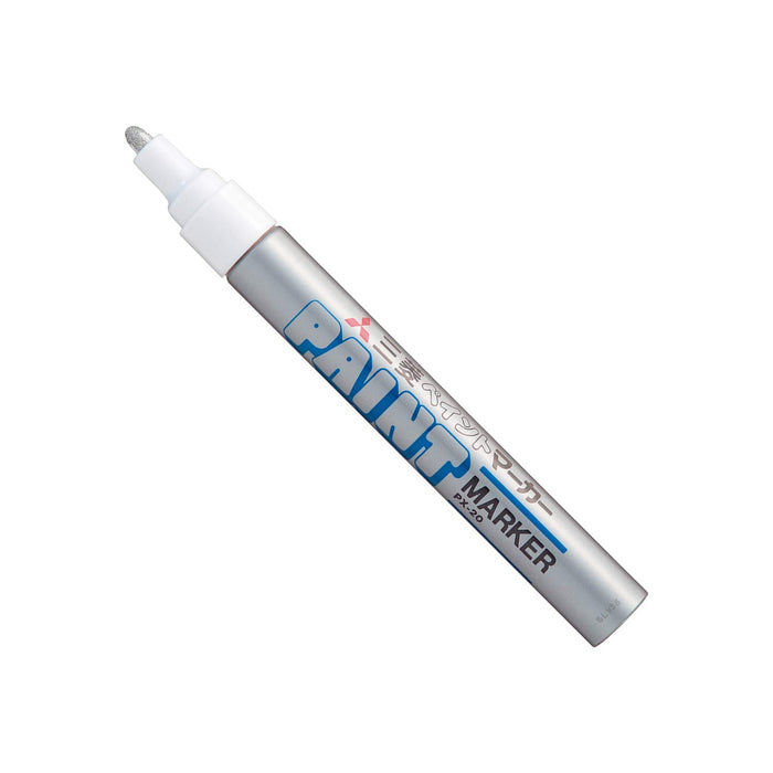 Mitsubishi Pencil Medium Point Silver Paint Marker Pack of 10