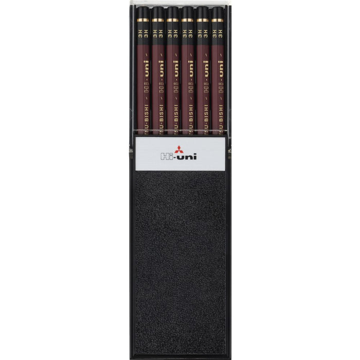 Mitsubishi Pencil High Uni 3H - Premium Quality Pack of 12