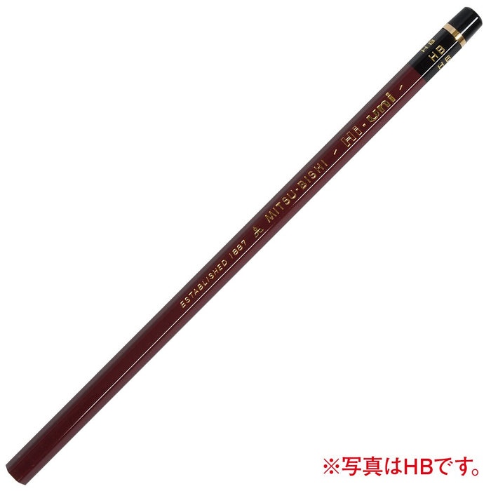 三菱 Pencil High Uni 4H - 耐用书写铅笔 12 支装