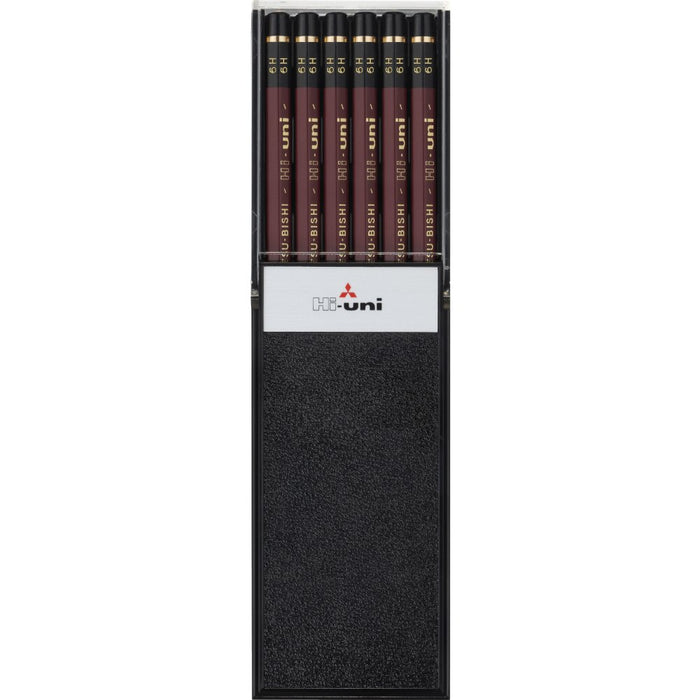 Mitsubishi Pencil High Uni 6H - Pack of 12 Premium Quality Pencils