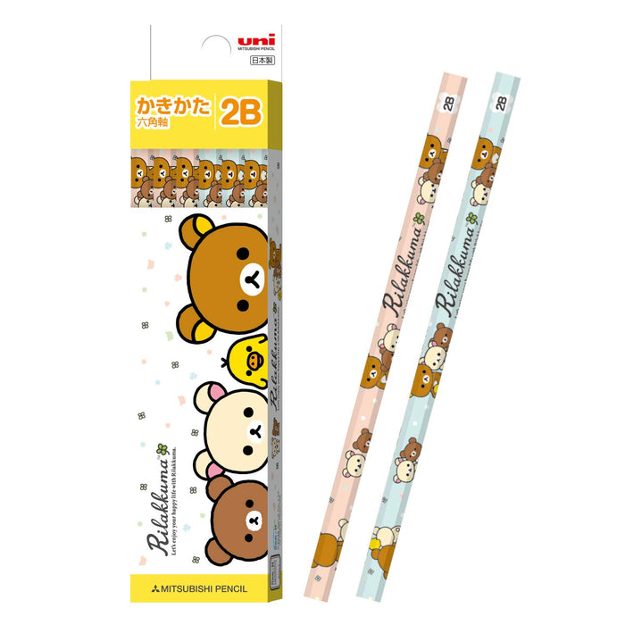 Mitsubishi Pencil Rilakkuma 2B - 1 Dozen Pack in Paper Box K55992B