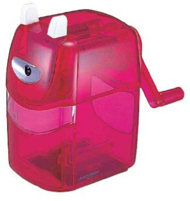 Mitsubishi Pencil Sharpener Kh-30 Manual Transparent Pink - Model Kh30T.13