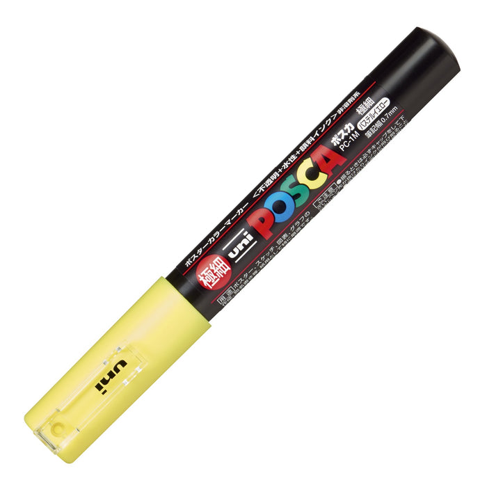 Mitsubishi Pencil Posca Pastel Yellow Extra Fine Natural Color Pc1Mp.2