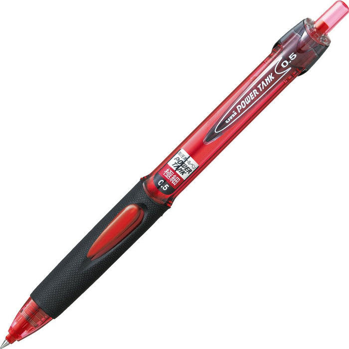 Mitsubishi Pencil Power Tank 0.5 Red Ballpoint Pen 10-Piece Set