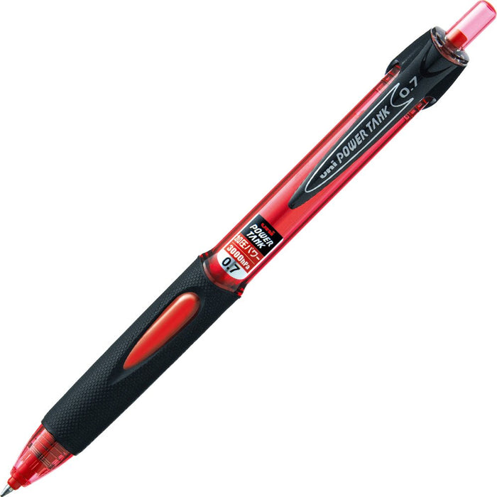 Mitsubishi Pencil Power Tank Ballpoint Pen 0.7 Red 10 Pack