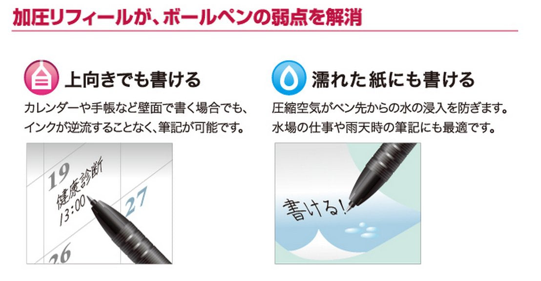 三菱 Pencil Power Tank 圆珠笔 0.7 红色 10 支装