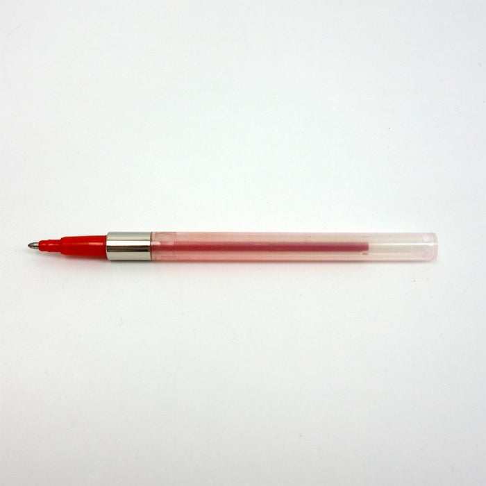 Mitsubishi Pencil Power Tank 0.7 Red Ballpoint Pen Refill Pack of 10