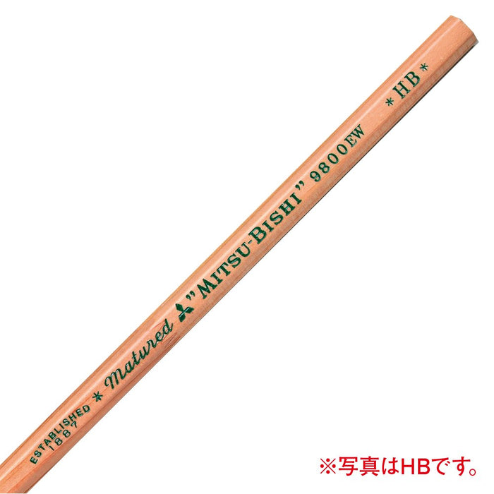 Mitsubishi Pencil Recycled 9800Ew B Eco-Friendly 1 Dozen Pack