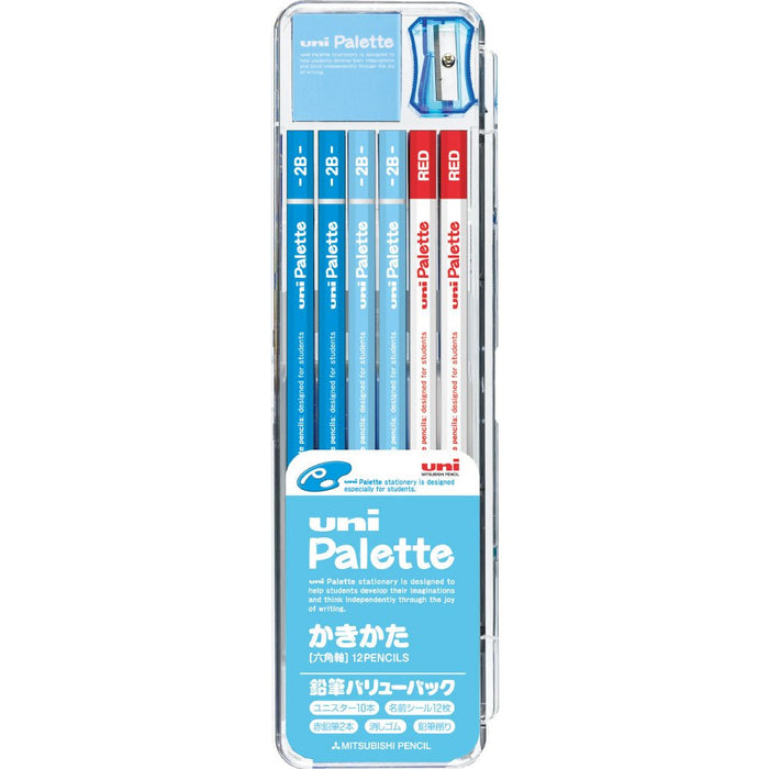 Mitsubishi Pencil Value Pack - Uni Palette 2B Pastel Blue K10542B