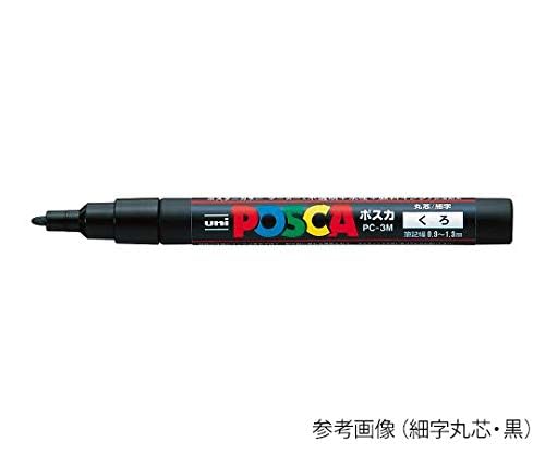 三菱鉛筆 Uni Posca 細尖 0.9-1.3mm 白色 PC-3M.1