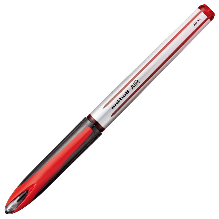 Mitsubishi Pencil Uniball Air 0.7 Red Water-Based Ballpoint Pen 10 Pieces Pack