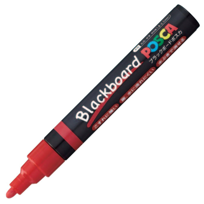 Mitsubishi Pencil Medium Point Water-Based Red Pen Pack of 10 Black Board Posca Pce2005M1P.15