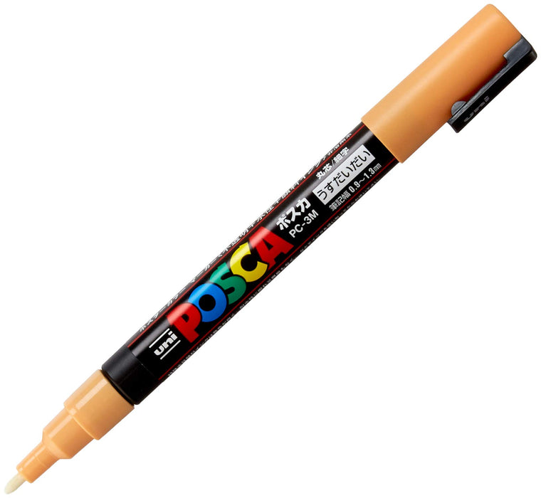 Mitsubishi Pencil Fine Point Light Orange Water-Based Posca Pen Pc3M.54