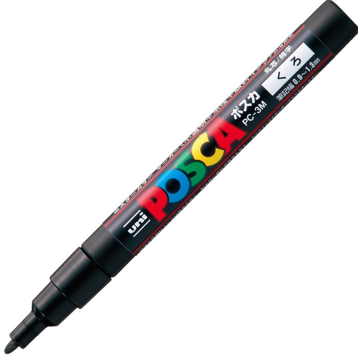 Mitsubishi Pencil Pc3M.24 10-Pack Fine Point Black Water-Based Pen