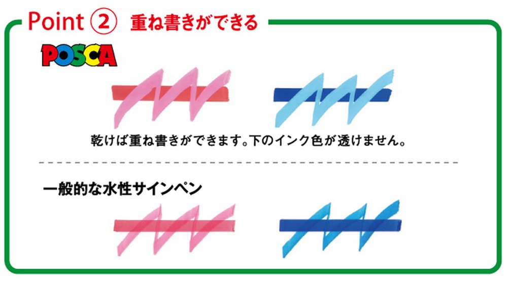 三菱鉛筆中尖水性 Posca 筆淡紫色 10 支裝