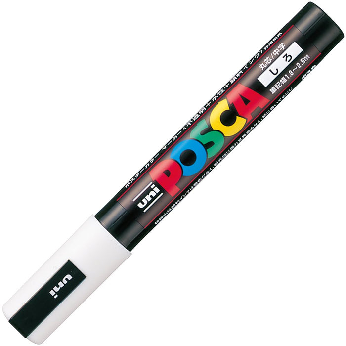 三菱铅笔 Posca 中号水性笔圆芯白色 10 支