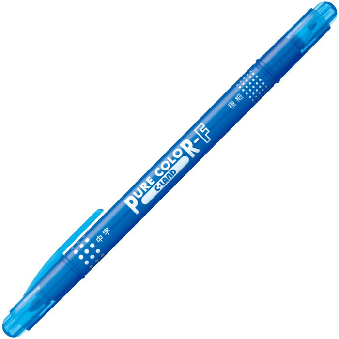 Mitsubishi Pencil Pure Color F Blue Water-Based Pen Pack of 10