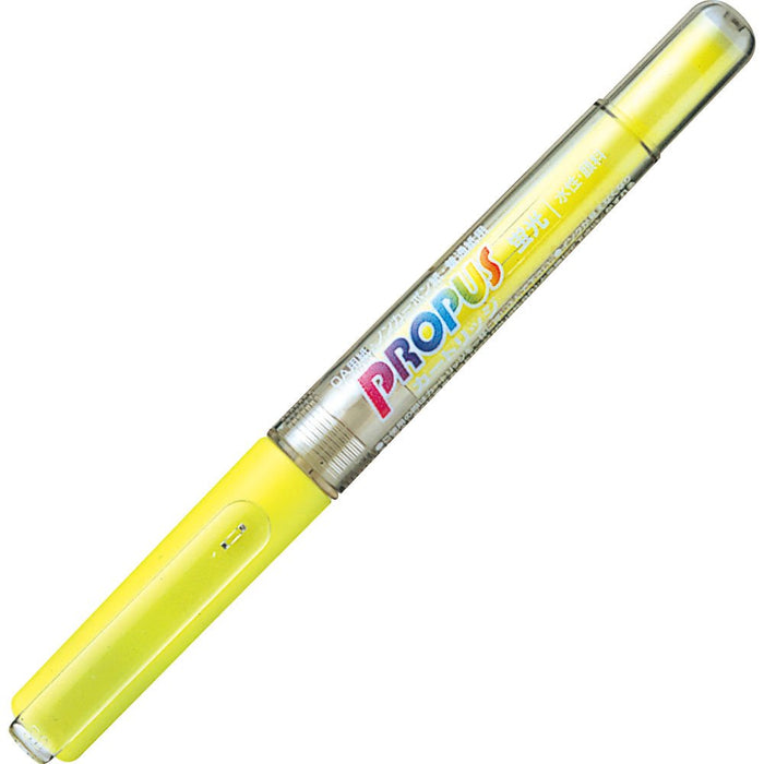 Mitsubishi Pencil Propass Pus-155 Yellow Water-Based Signature Pen Pack of 2