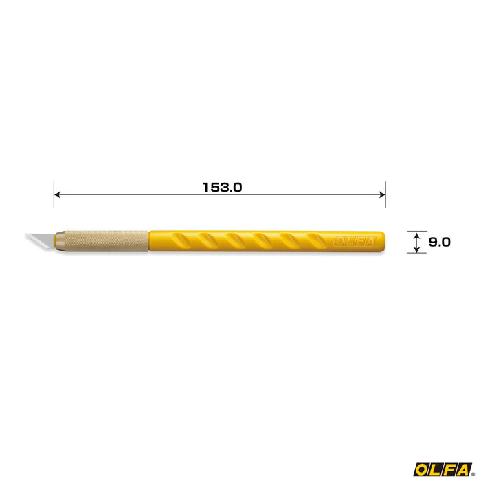 Olfa 艺术刀 10Bs 黄色树脂 - 优质切割解决方案