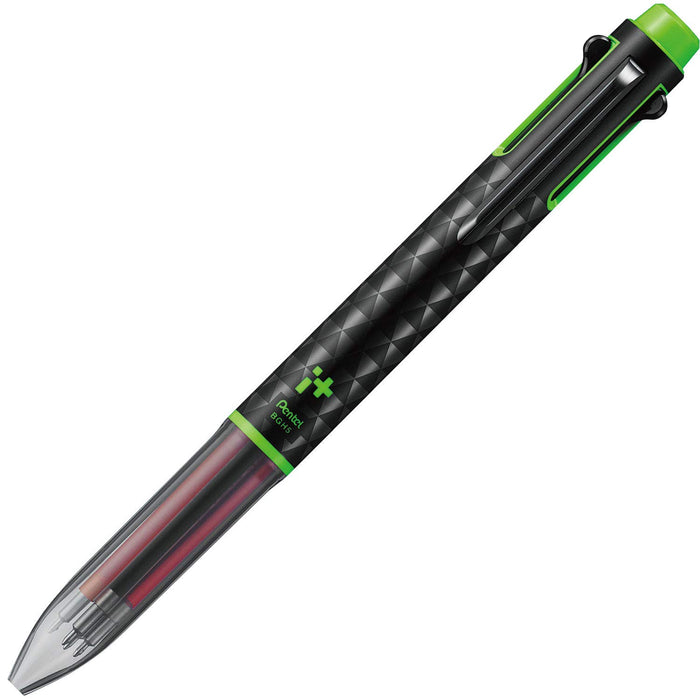 Pentel 黑色版 5 色原子筆 I Plus BGH5MBR3 黑綠色