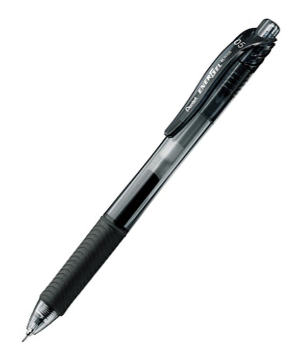 Pentel Energel X 圆珠笔 5 支装 黑色墨水 Xbln105-A5