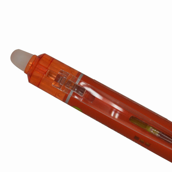 Pilot Pentel Frixion Ball Knock 05 Orange Ballpoint Pen