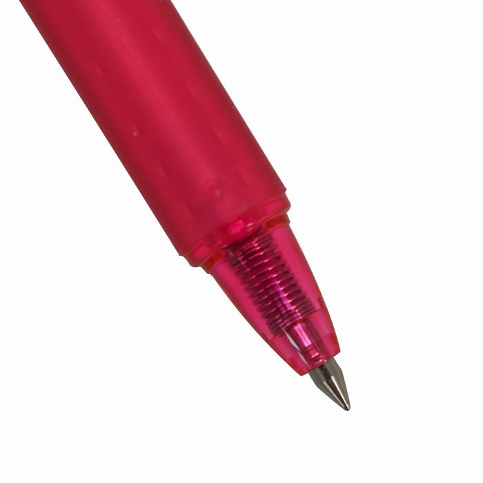 Pilot Pentel Frixon Ball Knock 0.5mm Pink Ballpoint Pen - LFBK-23EFP