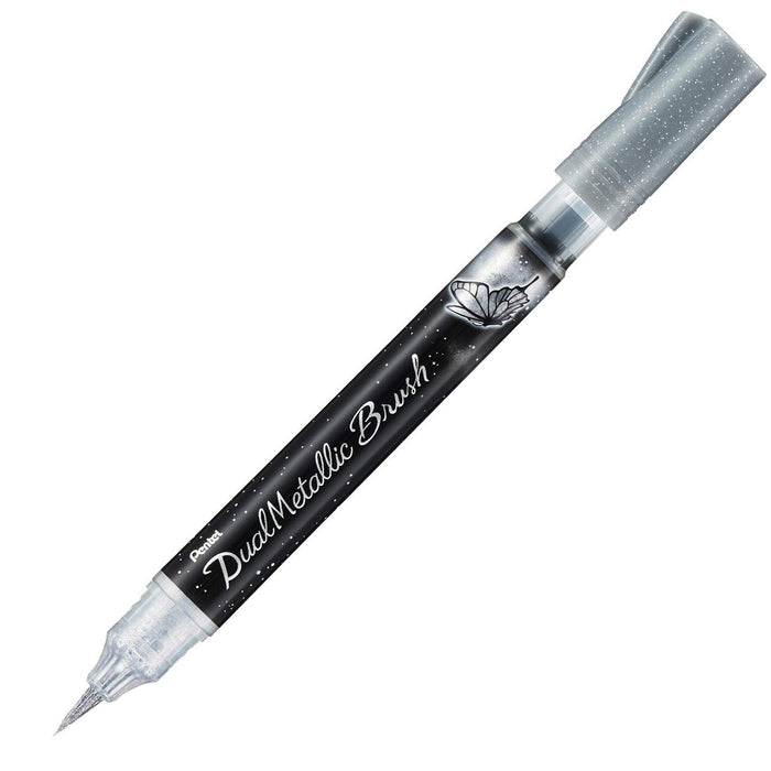 Pentel Dual Metallic Blush Silver Xgfh-Dz Premium Writing Tool