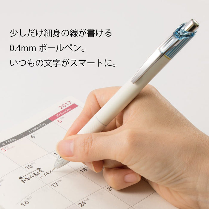 Pentel EnerGel Klena BLN74LS-A 0.4 萨克斯蓝色凝胶圆珠笔 10 支装