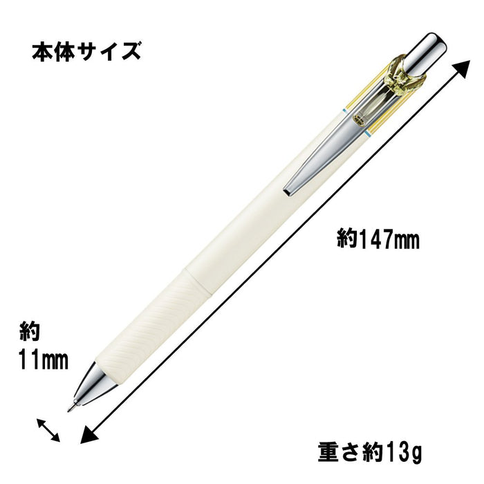 Pentel Energel Kurena Bln74Lg-A 0.4 凝膠原子筆含羞草黃色 - 10 支裝