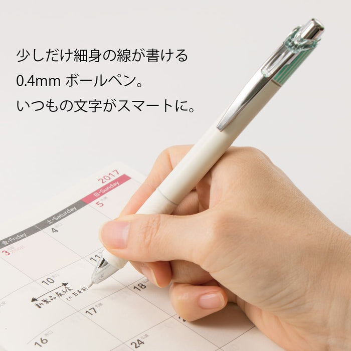 Pentel Energel Kurena Bln74Lk-A 凝膠原子筆 0.4 毫米薄荷綠 10 支裝