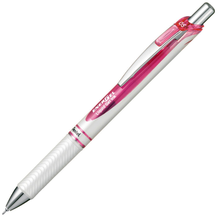 Pentel Energel Bln75Pw Pearl Pink Gel Ink Ballpoint Pen 0.5mm Axis - Pack of 10