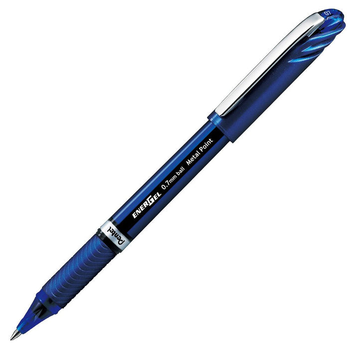 Pentel EnerGel Euro 0.7 毫米藍色中性墨水原子筆 10 支裝