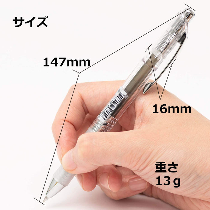 Pentel Energel Infree 0.7 黑色中性墨水原子筆 10 支裝