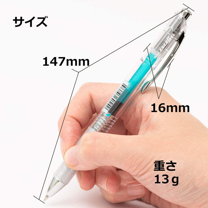 Pentel Energel Infree 0.7 凝胶墨水圆珠笔 绿松石蓝色 10 支装