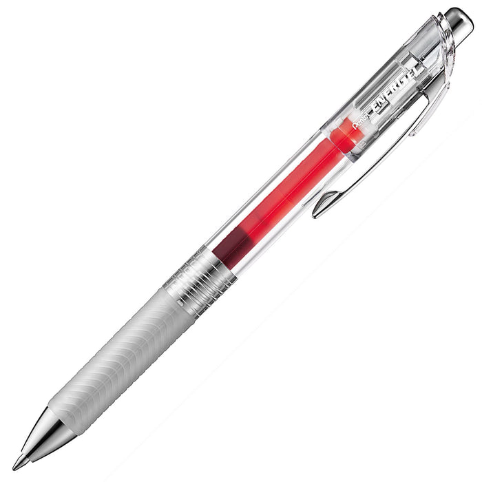 Pentel Energel Infree 0.7mm Red Gel Ink Ballpoint Pen Pack of 5