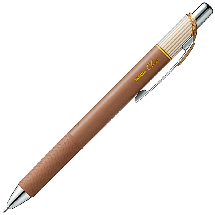 Pentel Energel Kurena 04 Gel Ink Ballpoint Pen Bln74L-E Brown Pack of 10