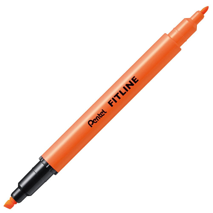 Pentel Fitline Orange Highlighter 10-Count Pack - SLW11-F