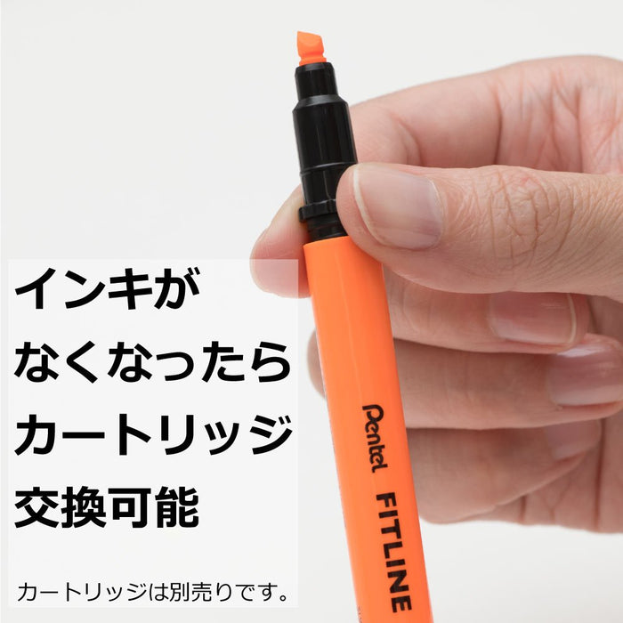 Pentel Fitline Orange Highlighter 5-Pack Xslw11-F Pentel Quality Writing