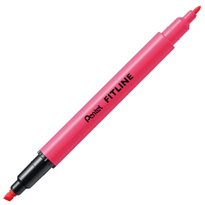 Pentel 5 件組粉紅色 Fitline 螢光筆套裝型號 Xslw11-P