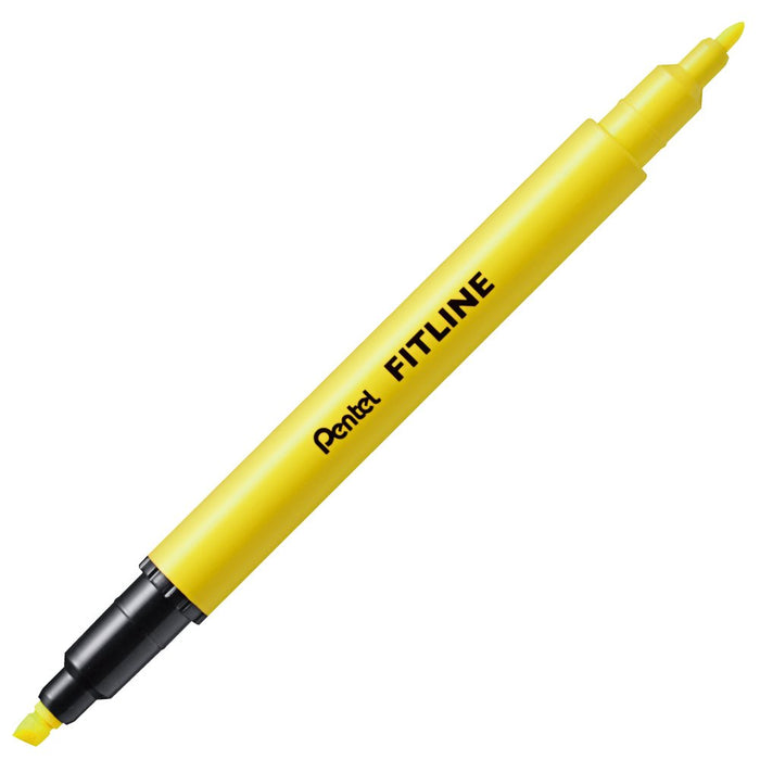 Pentel Fitline 黄色荧光笔套装 Xslw11-G 5 件套