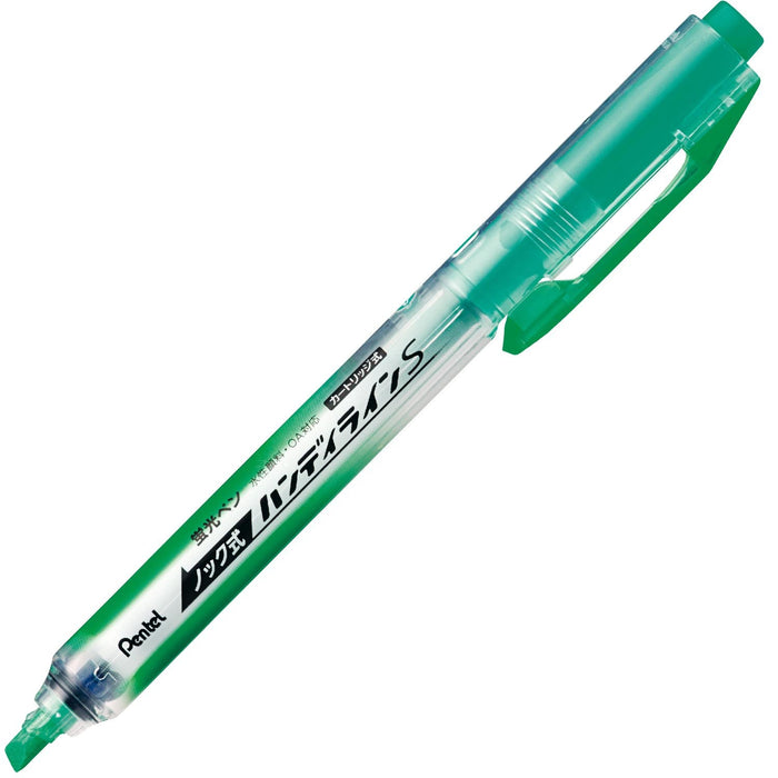 Pentel Handy Line S Light Green Highlighter Pack of 10 SXNS15-K