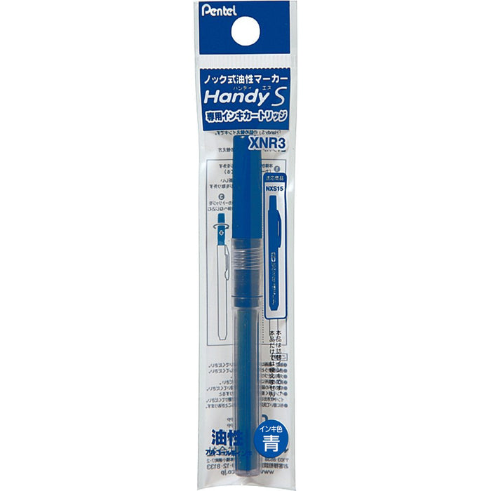 Pentel Handy S Xnr3-C 蓝色马克笔墨盒 10 件套