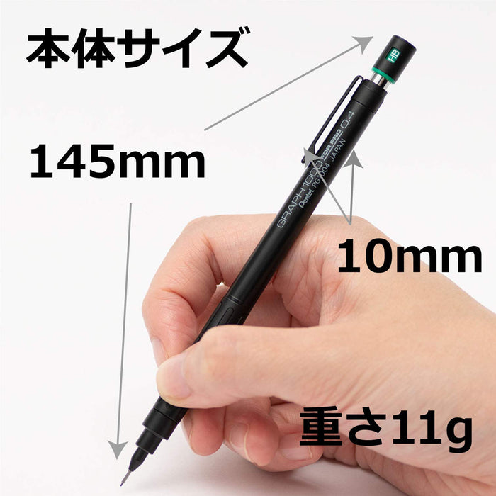 Pentel Graph 1000 Four Pro 0.4mm Mechanical Pencil - PG1004 Series