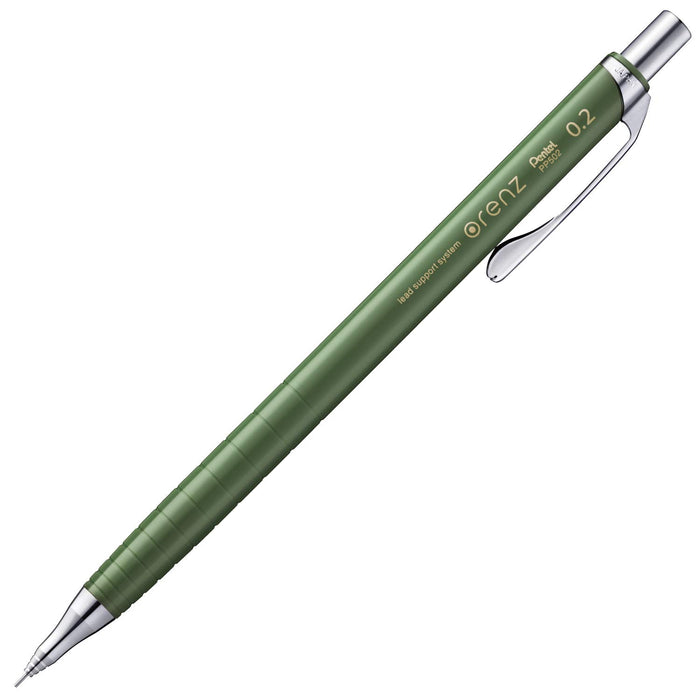 Pentel Orens Xpp502-D2 0.2mm Mechanical Pencil in Khaki Color