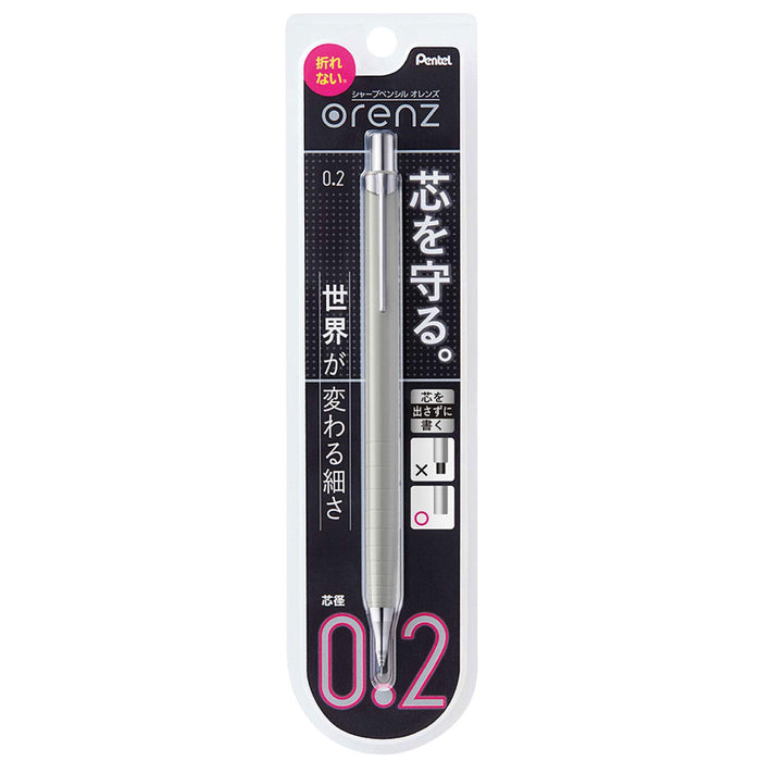 Pentel Orens 02 Xpp502-N Gray Mechanical Pencil for Precision Drawing