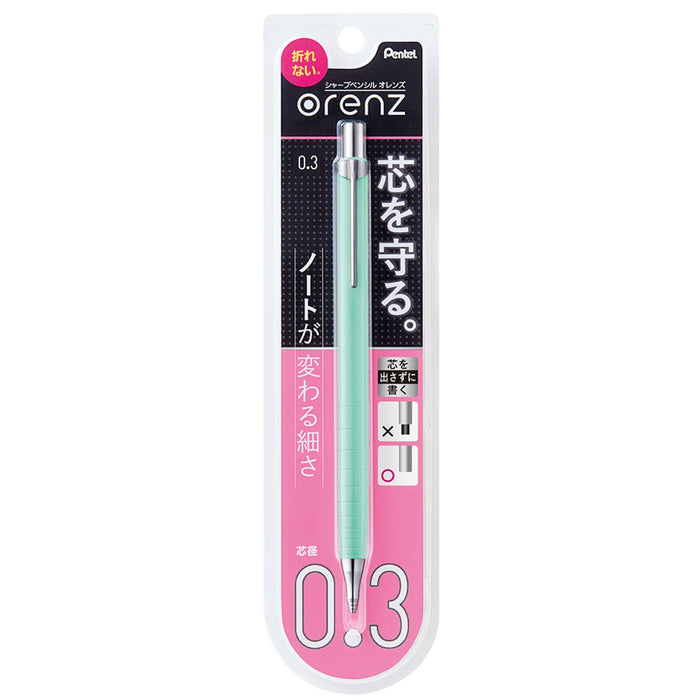 Pentel Orens 03 Mechanical Pencil in Mint Green - Xpp503-Gd Model