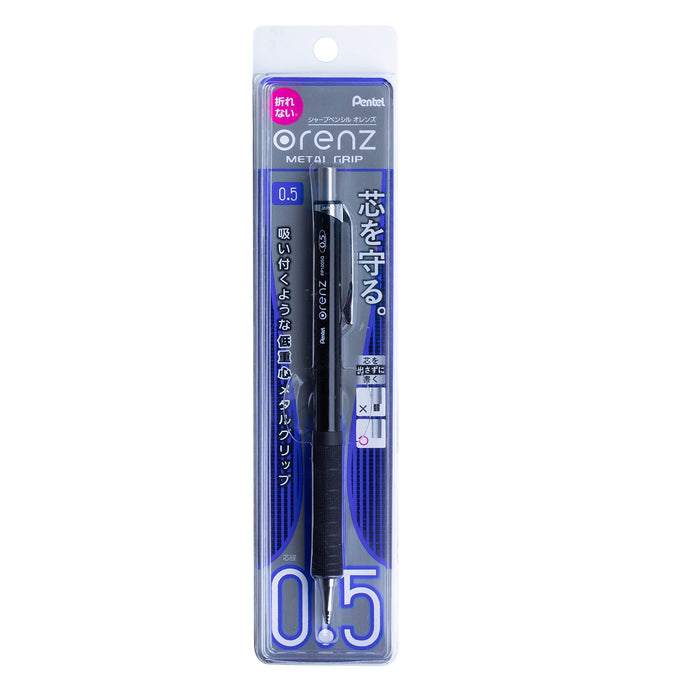 Pentel Orens 金属握把自动铅笔 05 Xpp1005G2-A 黑色