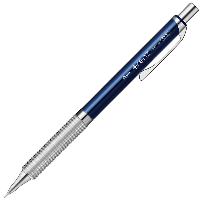 Pentel Orens Dark Blue Metal Grip Mechanical Pencil 0.5 XPP1005G2-C