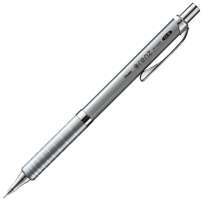 Pentel Orens 0.3 Silver Mechanical Pencil with Metal Grip Xpp1003G-Z